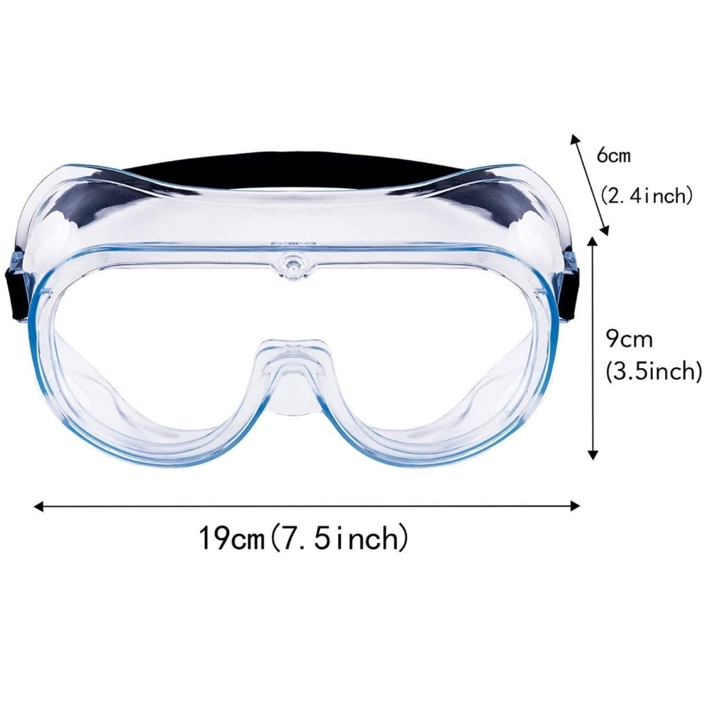 5 Pair PVC Goggles